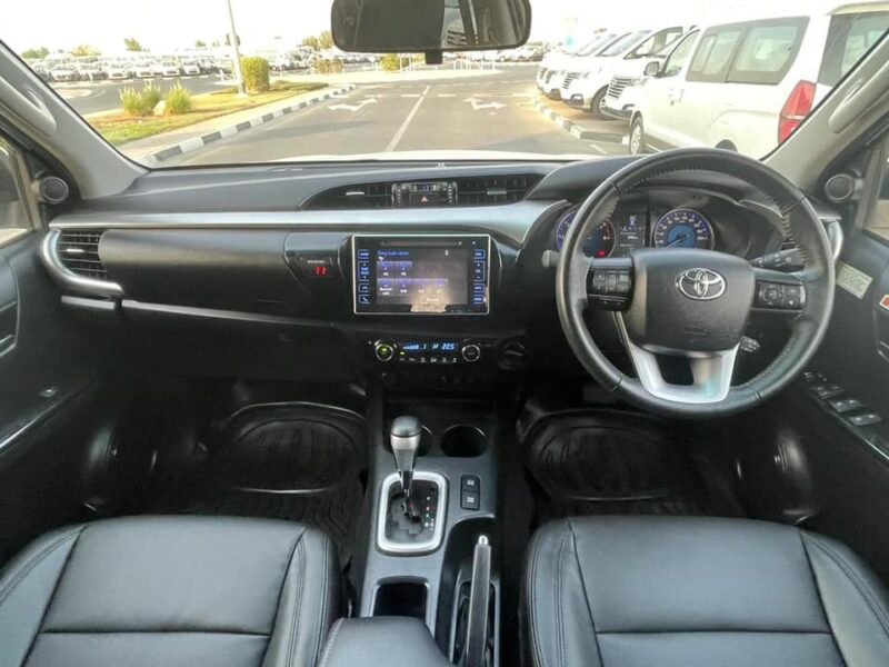 2019 Toyota Hilux SR5 Dual Cab 2.8L 1GD-FTV 4 Cylinder Diesel Turbo White Black Pickup
