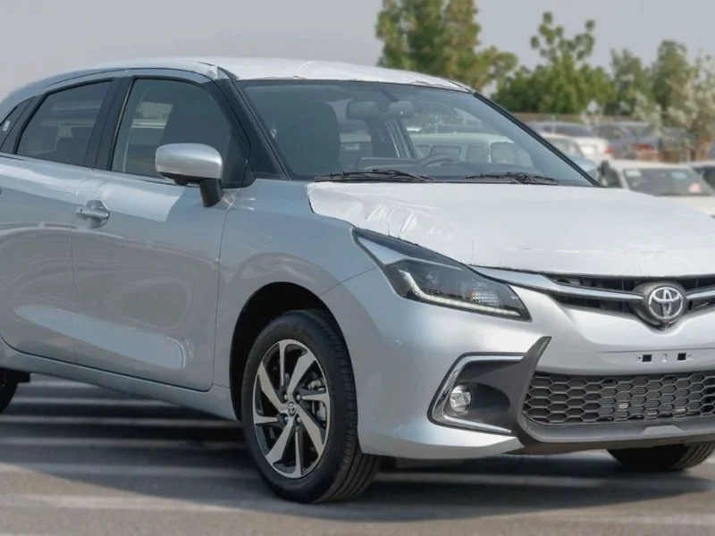 2023 Toyota Starlet 1.5 Litre 4 Cylinders Petrol Engine Silver Black Hatchback Automatic