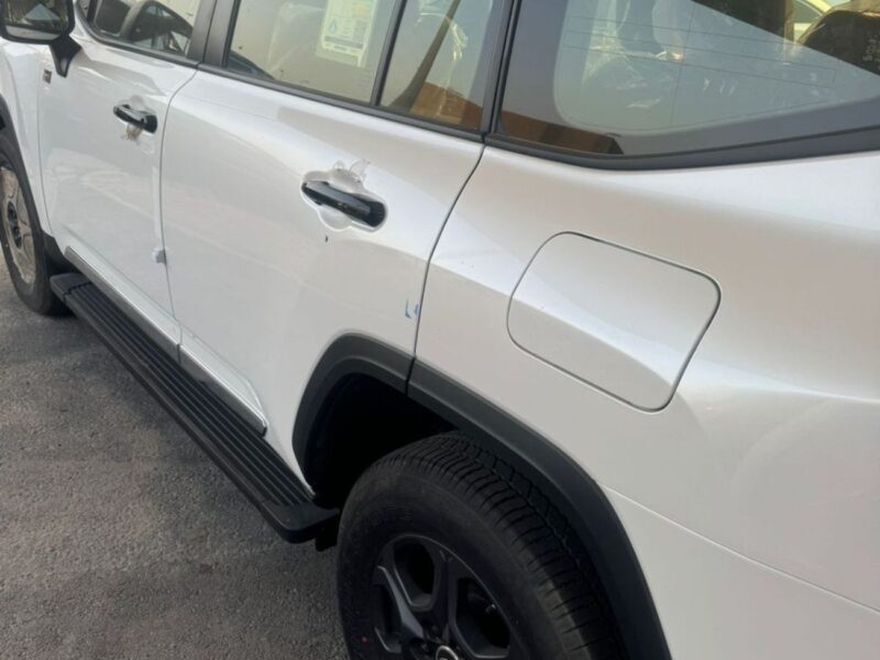 2024 Toyota Land Cruiser 300 Series GR SPORT 3.3L Twin-Turbo Diesel V6 White Red SUV