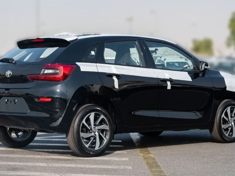 2025 Toyota Starlet 1.5 Litre 4 Cylinders Petrol Engine Black Hatchback Automatic