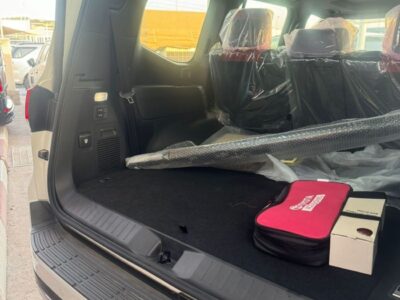 2024 Toyota Land Cruiser 300 Series GR SPORT 3.3L Twin-Turbo Diesel V6 White Red SUV