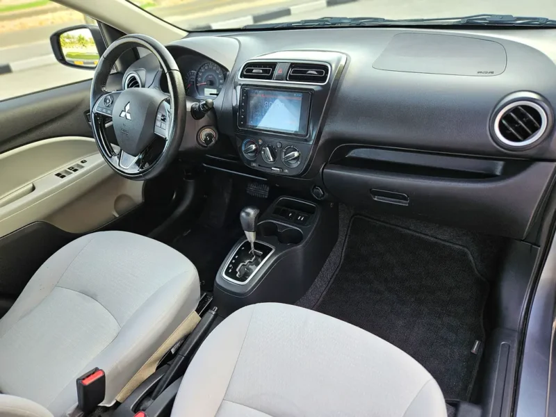 2023 Mitsubishi Attrage GLX 1.2-liter Inline-3-cylinder Petrol Engine Grey White Sedan GCC