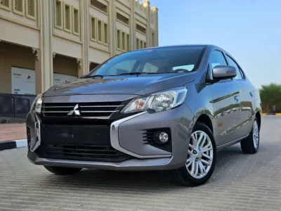 2023 Mitsubishi Attrage GLX 1.2-liter Inline-3-cylinder Petrol Engine Grey White Sedan GCC