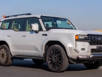 2026 Toyota Prado VXL 2.4 Litres AT 4-Cylinder Turbo Petrol Engine White Beige SUV