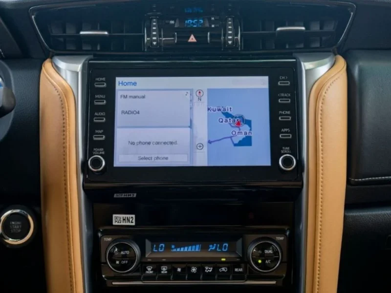 2023 Toyota Fortuner 4.0 Litres 6 Cylinders Petrol Engine Black Tan SUV Full Option