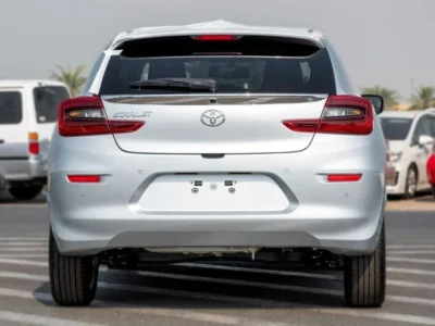 2023 Toyota Starlet 1.5 Litre 4 Cylinders Petrol Engine Silver Black Hatchback Automatic