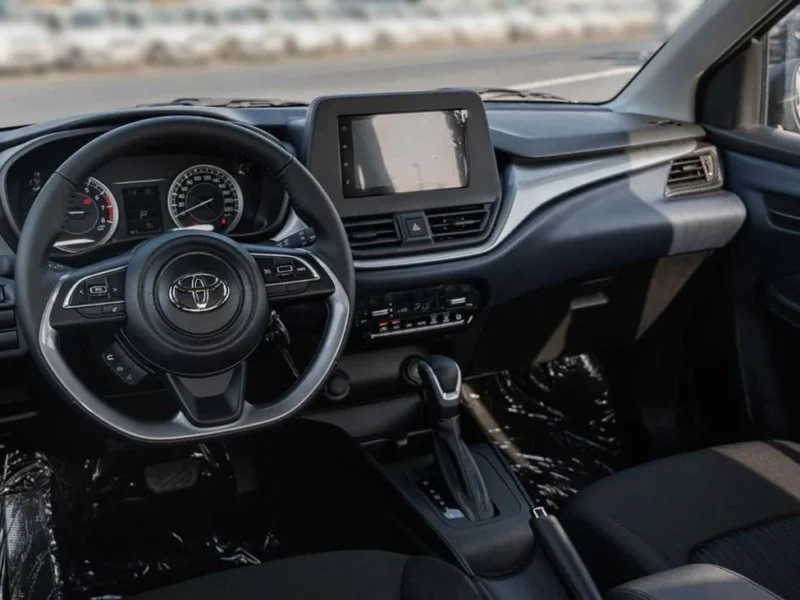 2025 Toyota Starlet 1.5 Litre 4 Cylinders Petrol Engine Black Hatchback Automatic