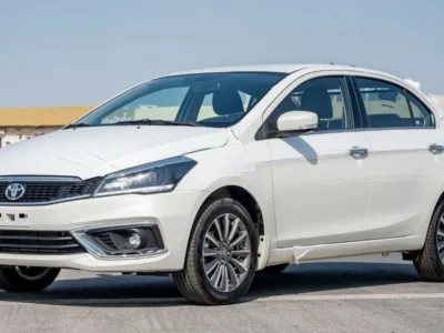 2023 Toyota Belta 1.5 Liters Inline-4 Cylinder Petrol Engine White Black Compact Sedan