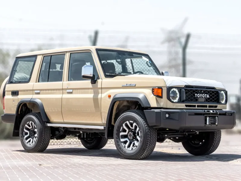 2026 Toyota Land Cruiser LC76 2.8 Litres 4-Cylinder Turbo Diesel Engine Beige Brown SUV