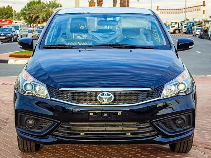 2024 Toyota Belta 1.5 Liters Inline-4 Cylinder Petrol Engine Black Compact Sedan