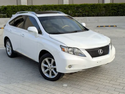 2011 Lexus RX-Series RX 350 Premier V6 Petrol Engine White Beige SUV American Specs