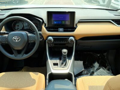2025 Toyota RAV4 EXR 2.5-liter 4-cylinder Hybrid Engine White Beige SUV Automatic GCC Specs