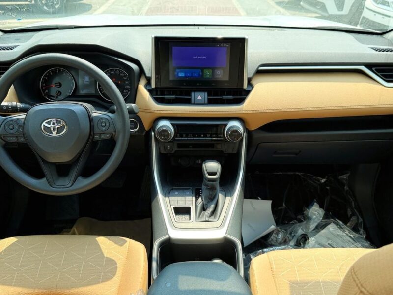 2025 Toyota RAV4 EXR 2.5-liter 4-cylinder Hybrid Engine White Beige SUV Automatic GCC Specs