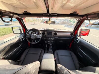 2022 Jeep Wrangler Sport 2.0 Litres V4 Petrol Engine Red Black SUV Full Option