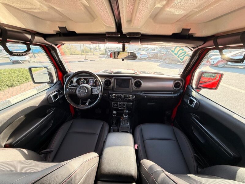 2022 Jeep Wrangler Sport 2.0 Litres V4 Petrol Engine Red Black SUV Full Option