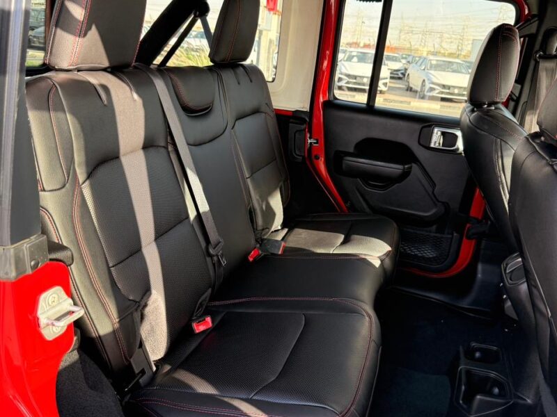 2022 Jeep Wrangler Sport 2.0 Litres V4 Petrol Engine Red Black SUV Full Option