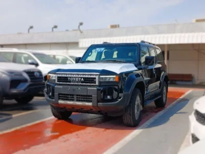 2024 Toyota Land Cruiser Prado 2.8 Liters 4-cylinder turbocharged Diesel Engine Black SUV GCC