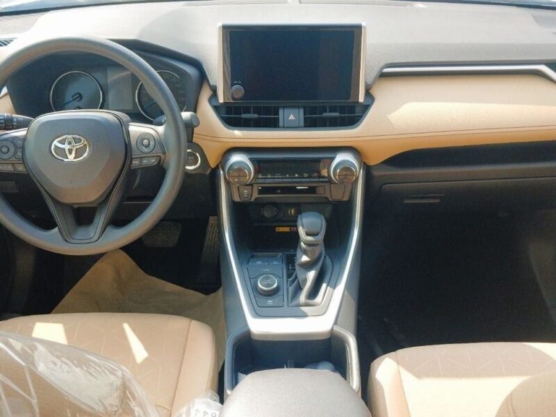 2025 Toyota RAV 4 2.5 Litres 4-Cylinder Inline-4 Hybrid Engine White Tan SUV Automatic GCC
