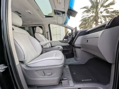 2022 Hyundai Staria Luxury 2.2 Litres 4 Cylinders DIESEL Engine Black Beige Van