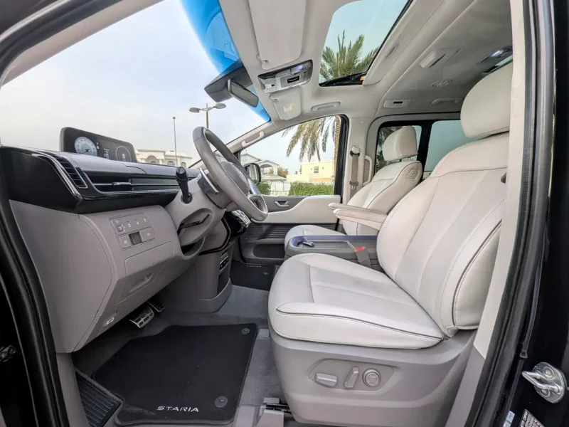 2022 Hyundai Staria Luxury 2.2 Litres 4 Cylinders DIESEL Engine Black Beige Van