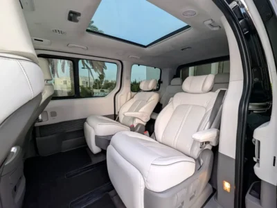 2022 Hyundai Staria Luxury 2.2 Litres 4 Cylinders DIESEL Engine Black Beige Van