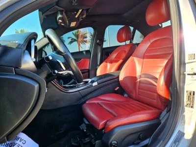 2015 Mercedes-Benz C200 2.0-liter Turbocharged 4-cylinder Petrol Engine Silver Red Sedan