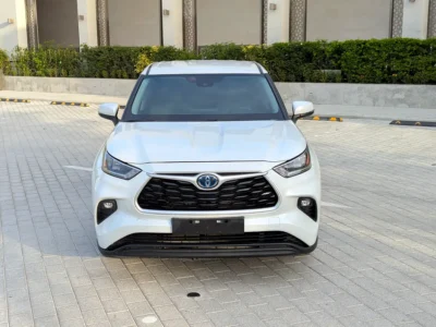 2022 Toyota Highlander GXR 4 Cylinder Hybrid Engine White Grey SUV Automatic GCC