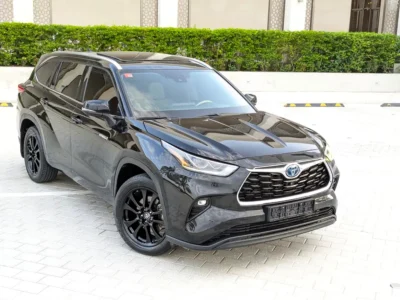 2021 Toyota Highlander VXR 4 Cylinder Hybrid Engine Black Beige SUV Automatic GCC