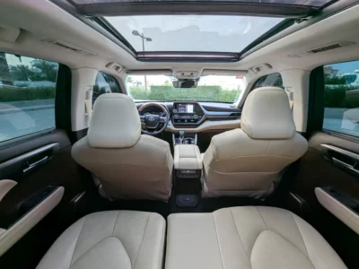 2021 Toyota Highlander VXR 4 Cylinder Hybrid Engine Black Beige SUV Automatic GCC