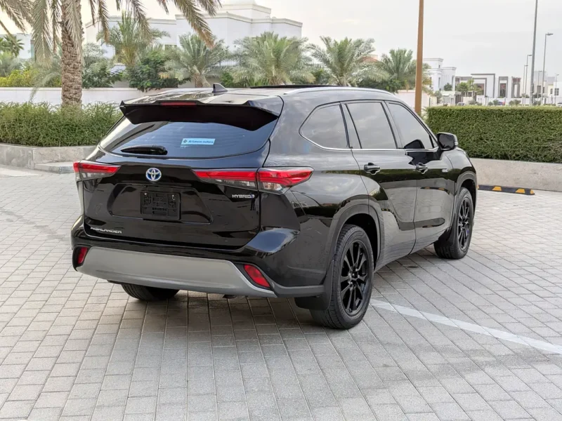 2021 Toyota Highlander VXR 4 Cylinder Hybrid Engine Black Beige SUV Automatic GCC