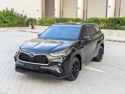 2021 Toyota Highlander VXR 4 Cylinder Hybrid Engine Black Beige SUV Automatic GCC