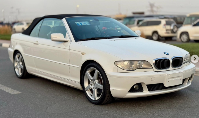 2006 BMW 330Ci 3.0 Liter 6-cylinder Petrol Engine White Black Convertible Automatic