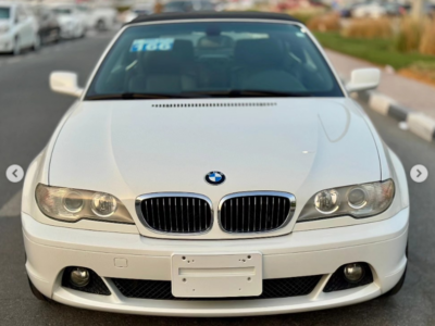 2006 BMW 330Ci 3.0 Liter 6-cylinder Petrol Engine White Black Convertible Automatic