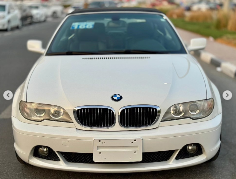 2006 BMW 330Ci 3.0 Liter 6-cylinder Petrol Engine White Black Convertible Automatic