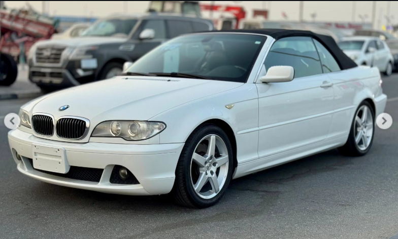 2006 BMW 330Ci 3.0 Liter 6-cylinder Petrol Engine White Black Convertible Automatic
