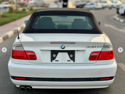 2006 BMW 330Ci 3.0 Liter 6-cylinder Petrol Engine White Black Convertible Automatic