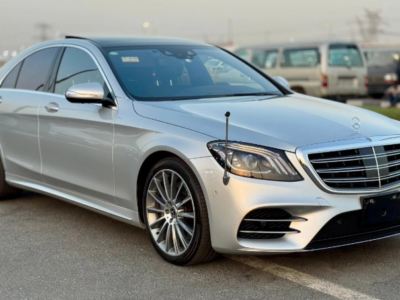 2020 Mercedes-Benz S 450 3.0-liter 6-cylinder Petrol Engine Silver Black Luxury Sedan
