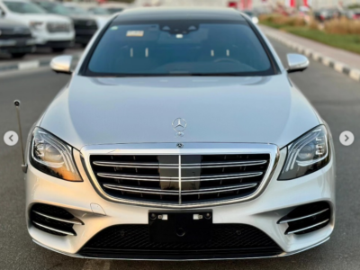 2020 Mercedes-Benz S 450 3.0-liter 6-cylinder Petrol Engine Silver Black Luxury Sedan
