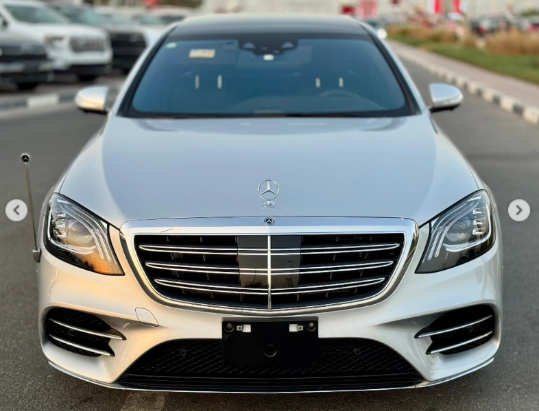2020 Mercedes-Benz S 450 3.0-liter 6-cylinder Petrol Engine Silver Black Luxury Sedan