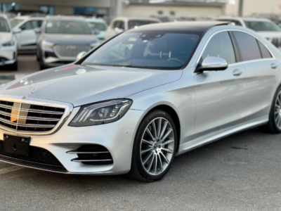 2020 Mercedes-Benz S 450 3.0-liter 6-cylinder Petrol Engine Silver Black Luxury Sedan