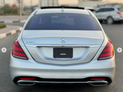 2020 Mercedes-Benz S 450 3.0-liter 6-cylinder Petrol Engine Silver Black Luxury Sedan
