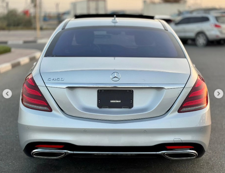 2020 Mercedes-Benz S 450 3.0-liter 6-cylinder Petrol Engine Silver Black Luxury Sedan
