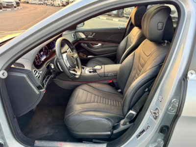 2020 Mercedes-Benz S 450 3.0-liter 6-cylinder Petrol Engine Silver Black Luxury Sedan