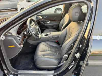 2018 Mercedes-Benz S 450 3.0-liter turbocharged V6 Petrol Engine Black Sedan RWD