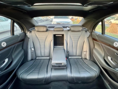 2018 Mercedes-Benz S 450 3.0-liter turbocharged V6 Petrol Engine Black Sedan RWD