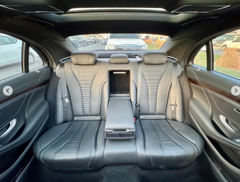 2018 Mercedes-Benz S 450 3.0-liter turbocharged V6 Petrol Engine Black Sedan RWD