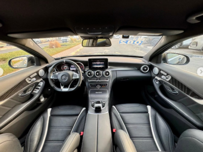 2016 Mercedes-Benz C63 S AMG 4.0-liter Twin-Turbocharged V8 Engine Black Luxury Sedan