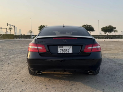 2010 Mercedes-Benz E350 Coupe 3.5 Liters V6 Petrol Engine Black Luxury Coupe