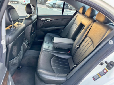 2003 Mercedes-Benz E55 AMG 5.4 Liter Supercharged V8 Engine White Black Sedan RWD