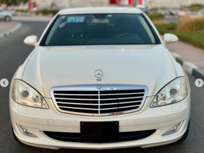 2008 Mercedes-Benz S 350 3.5 Litres 6 Cylinders Petrol Engine White Black Sedan RWD